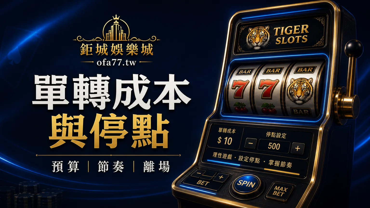 鉅城娛樂城單轉成本與停點封面,整理預算、節奏與離場