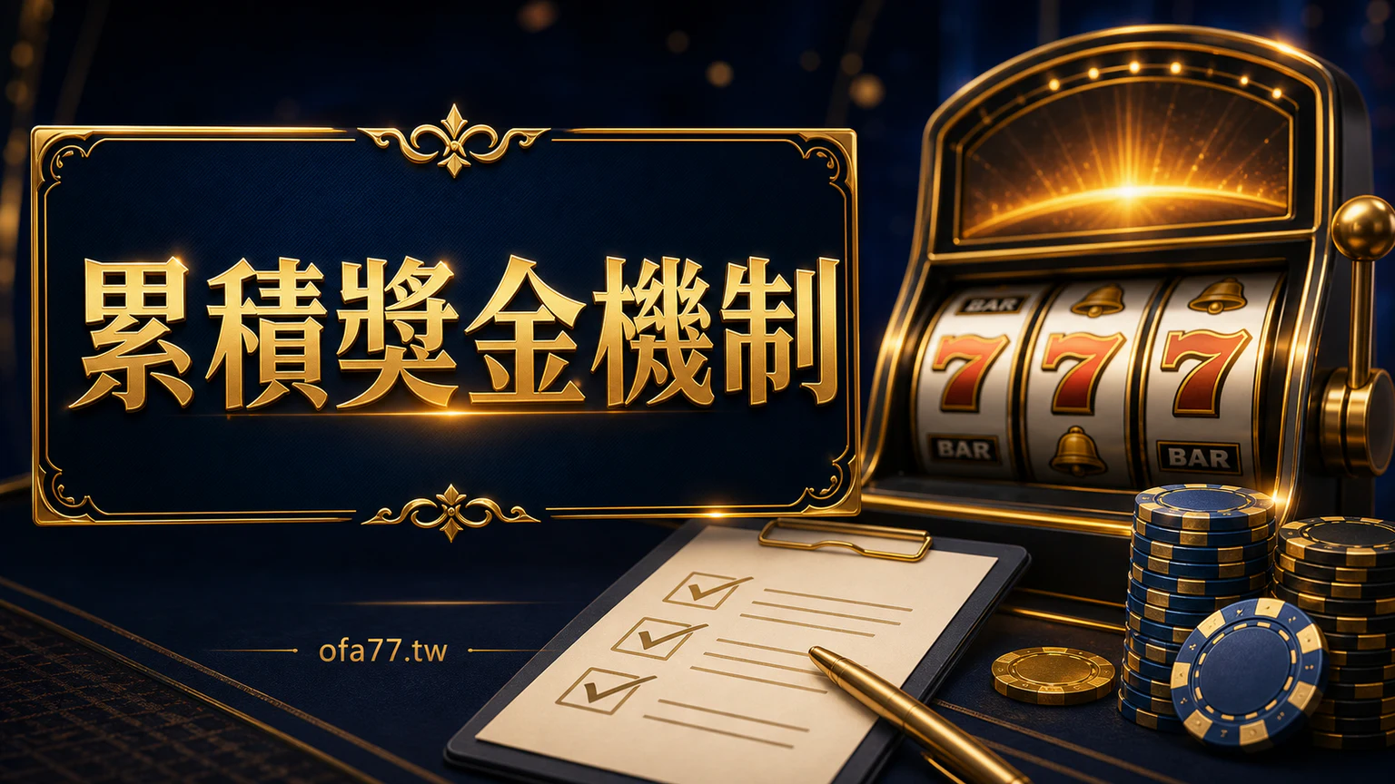 累積獎金老虎機怎麼看？Jackpot 機制、觸發條件與注意事項