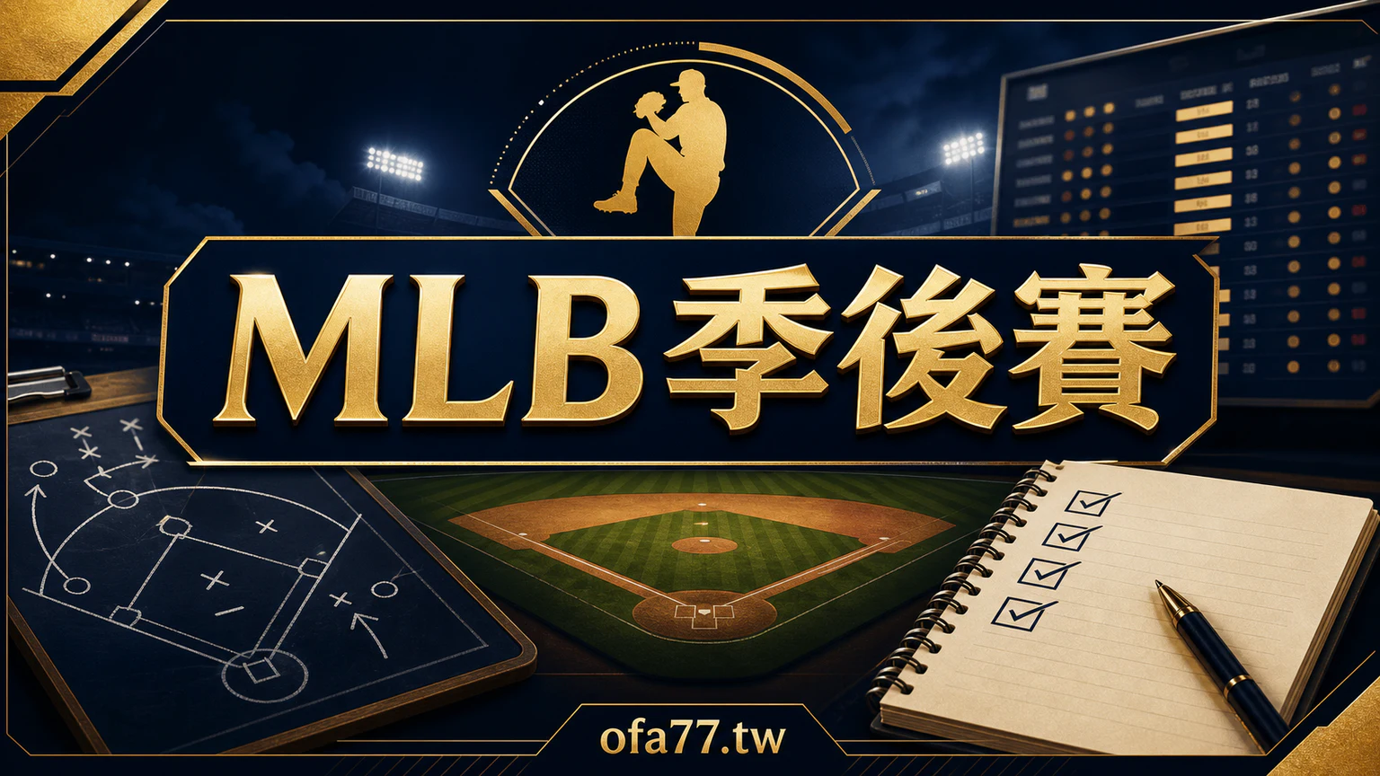 MLB 季後賽投注前怎麼看？先發投手、賽程變數與盤口風險