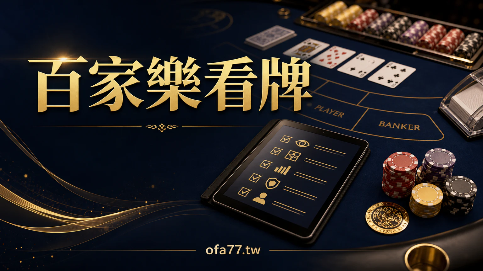鉅城娛樂城百家樂看牌視覺整理圖