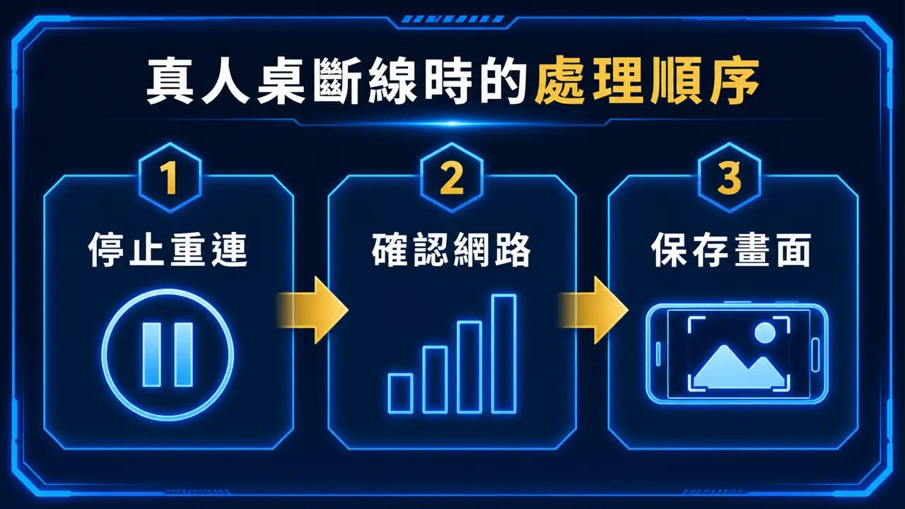 鉅城娛樂城先確認 Wi-Fi 或行動網路是否穩定。檢查流程圖