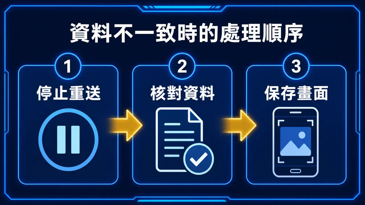 鉅城娛樂城看清楚姓名、帳號末幾碼與銀行代碼。檢查流程圖