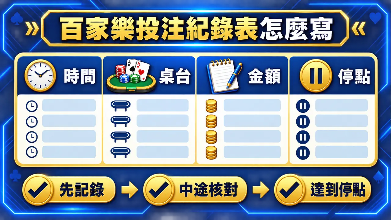 鉅城娛樂城先定一個固定欄位,避免只留下輸贏結果。檢查流程圖