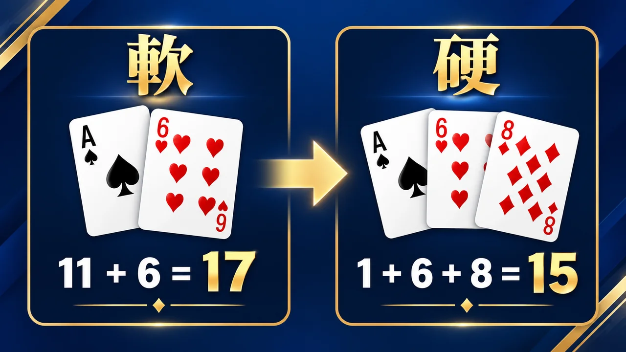 A加六是軟十七,新增八後A改計一成為硬十五